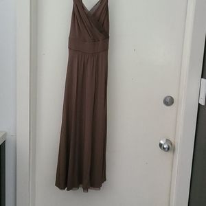 Theory brown jersey dress